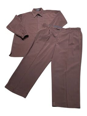 Men's Brown Two-Piece Suit